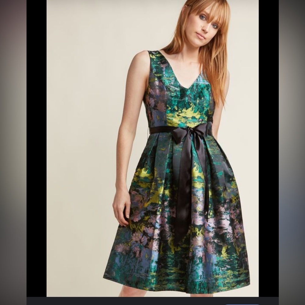 Liza Luxe colorful printed dress size 1X new with tag